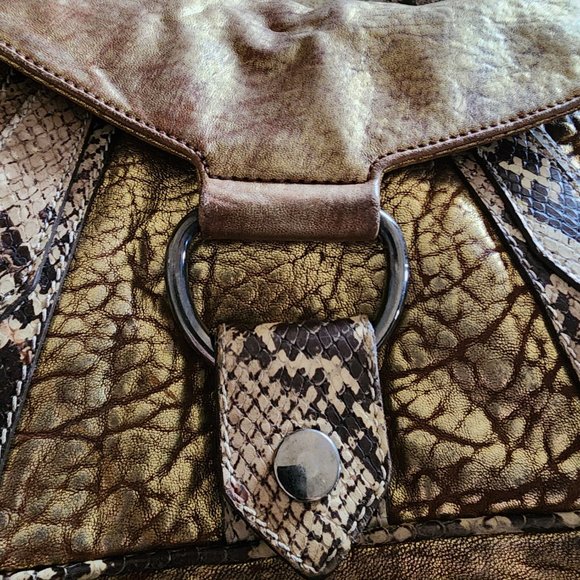 Miu Miu Python Trimmed Hand Bag - Picture 2 of 5